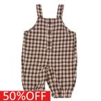 50%OFF！オーシャン＆グラウンドのチェックバルーンベビーサロペットでおしゃれを楽しもう