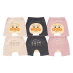 夏の定番！アンパンマンのニットデニム３分丈モンキーパンツ