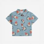 ボボ・ショーズの『MORNING EGG』デニムシャツでおしゃれなベビーコーデ