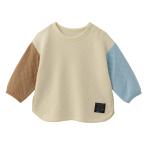 ふんわり暖かい！パイピングキルトプルオーバーでおしゃれなベビーコーデ