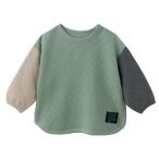 おしゃれで快適！パイピングキルトプルオーバー スモーキーグリーン系の魅力