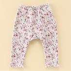 かわいいお出かけにピッタリ！裏シャギーカエルパンツ ピンクフラワー