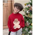 クリスマスにぴったり！キッズ用クリスマスツリー柄ニットセーター