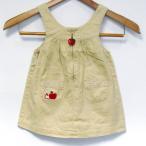 可愛いベビー用サロペットジャンパースカート！ミキハウス製80サイズ日本製