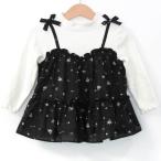 可愛い女の子のためのドッキングTシャツ - メゾピアノの新スタイル