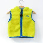 ザ・ノースフェイスのベビーフリースベスト：男の子用90サイズのイエロー
