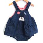 ミキハウスの可愛さ満点！ベビー用デニムオールインワンが登場