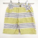 【未使用】BREEZE ベビー男の子用 90サイズ ショートパンツ ボーダー柄 ベージュで夏のおしゃれを楽しもう！