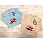 恐竜消防士が大活躍！子供に大人気の可愛い長袖Tシャツ