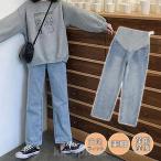 おしゃれと快適さを兼ね備えたマタニティデニムパンツ