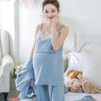 産前産後も快適＆おしゃれ！ママのための3点セットマタニティパジャマ