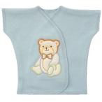 NICU・未熟児に最適！柔らかコットンの半袖トップス『ハンサムベア』【2300〜3600g対応】