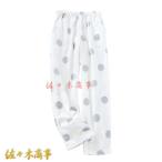 寒い季節にぴったり！ドット柄もこもこフランネルパンツで快適なルームウェア生活