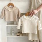 赤ちゃんの可愛さを引き立てる！レース襟付きリブカットソーの魅力