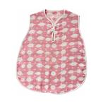 赤ちゃんの快適な眠りをサポート！エレファントインファント フラッフィーガーゼ スリーパー ピンク