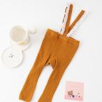 ☆ オレンジ ☆ S ☆ ベビー レギンス サスペンダーで季節を彩る！