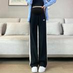 快適でおしゃれ！ブラックMサイズのマタニティワイドパンツlyma56の魅力