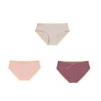 快適＆おしゃれ！ピンク×レッド×グレーの2XLマタニティショーツ3枚セット