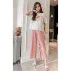 ピンクのマタニティパンツで快適なマタニティライフを！