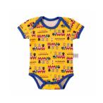 ミキハウスホットビスケッツの「ビーンズくん 総柄プリント半袖ボディシャツ」で赤ちゃんの毎日を快適に！