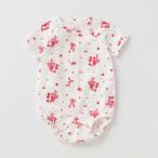 愛らしさ満点！イチゴブーケ柄のボディスーツでベビーの可愛さ倍増