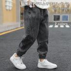 おしゃれな男児用デニムサルエルパンツ新入荷！