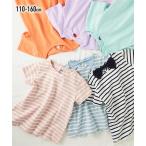 可愛いおしゃれキッズTシャツ！後ろリボンが魅力のスカラップデザイン