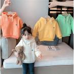 可愛さ満点！4色展開の子供用パーカーで冬のおしゃれを楽しもう