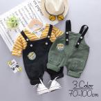 ベビーの着こなしが楽しくなる！おしゃれボーダーロンパース＆シャツ2点セット