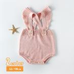 赤ちゃんの可愛さを引き立てる！フリル付きニットオーバーオールの魅力