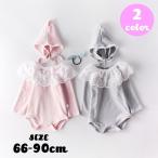 可愛さ満点！赤ちゃんにぴったりのロンパース＆帽子2点セット