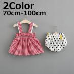 赤ちゃんのためのおしゃれなセットアップ！ギンガムチェック＆水玉で可愛さ満点