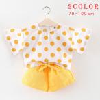 夏のベビーファッションにぴったり！ドット柄の可愛いセットアップ