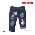 ミキハウスMUSIC豪華モチーフ付きストレッチデニムパンツでおしゃれを楽しもう！