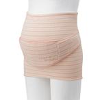 快適なマタニティライフをサポート！犬印本舗 ふわふわパイルボーダー妊婦帯 LL ピンク