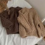 秋冬の定番！コーヒー＆カーキの無地ニットセーターでおしゃれ防寒