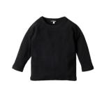 善通寺市のふるさと納税で手に入る！キッズ9分袖Tシャツ110(3)善通寺ブラック