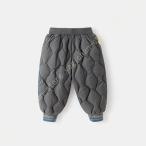 真冬も安心！ふわふわあったかキッズロングダウンパンツで雪遊びもへっちゃら♪