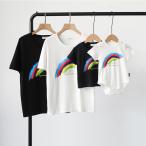 家族みんなで楽しむ親子ペアルック！熊柄Tシャツ＆ワンピース登場