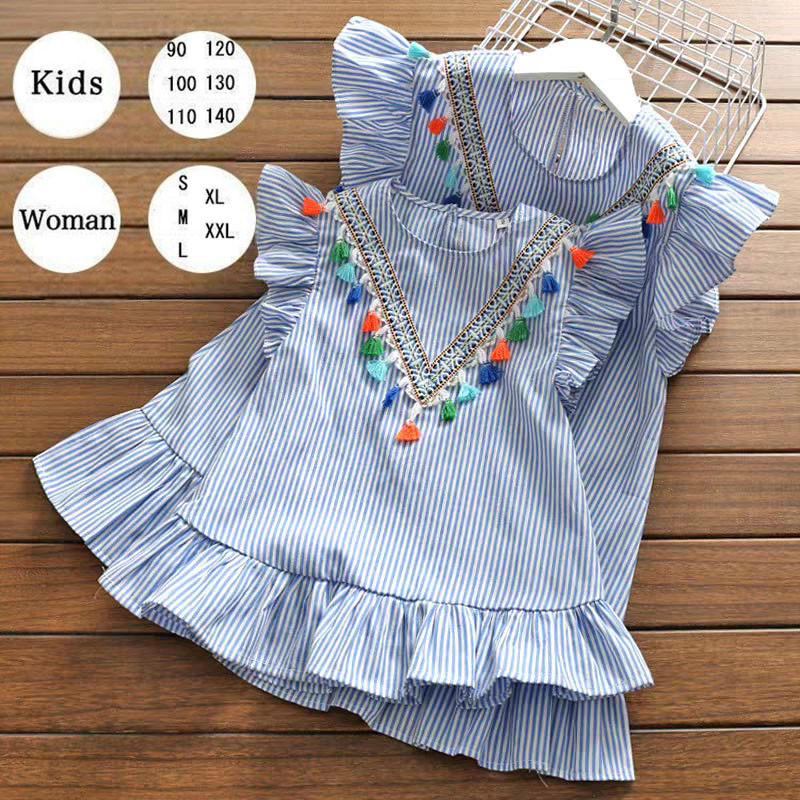 親子でお揃い！ボーダーワンピースで夏のお出かけをさらに楽しく