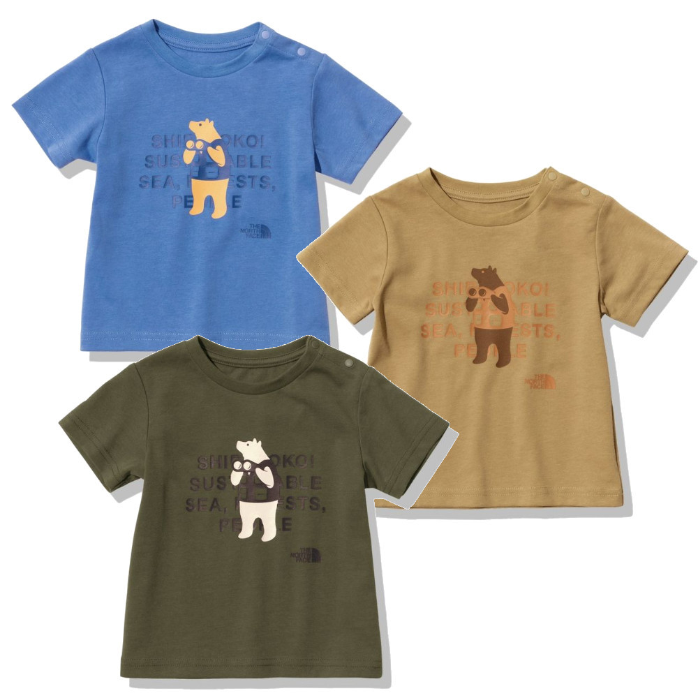 知床の自然を守る一枚。ノースフェイスのベビーTシャツがかわいくてエコ！
