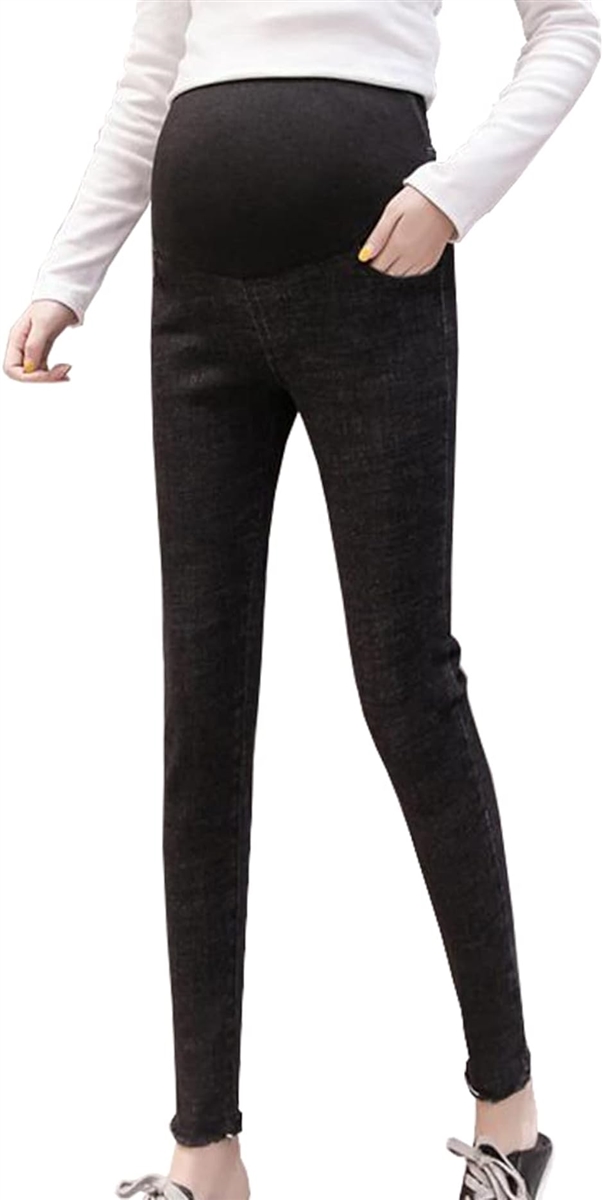 美ライン×快適！おしゃれマタニティデニムで妊娠期もスタイリッシュに