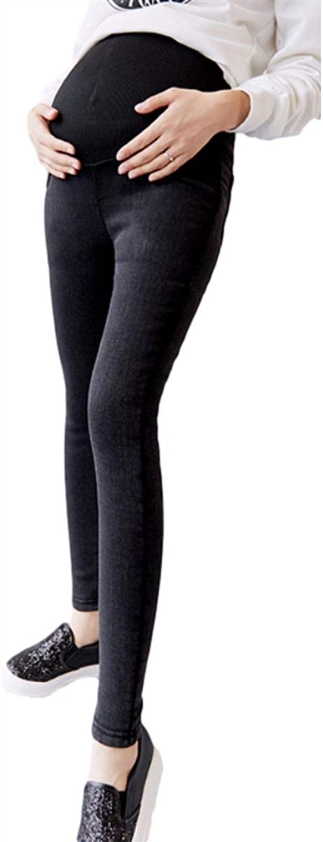 イニミラの美脚マタニティデニムで産前産後もスタイリッシュに！