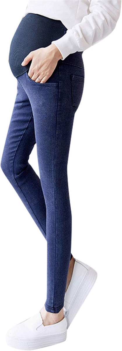 美脚マタニティデニムでおしゃれに快適な妊婦ライフを！