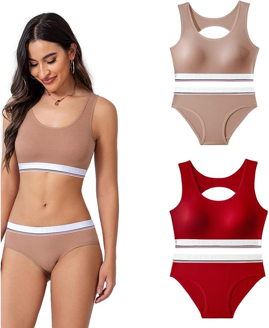 スタイリッシュ×快適！新登場のセクシースポーツブラ上下セット