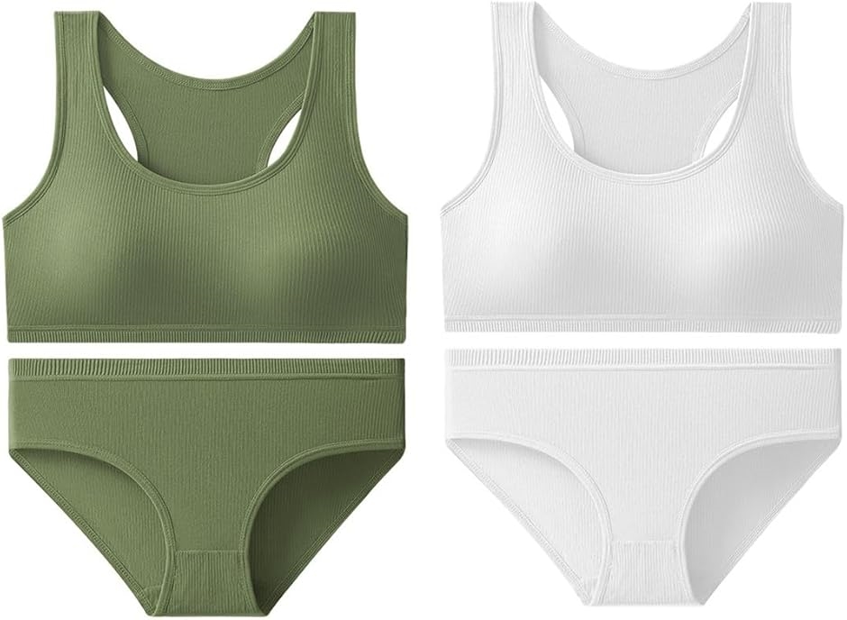 着心地抜群！オレンジスポーツブラ上下セットでアクティブに動こう！